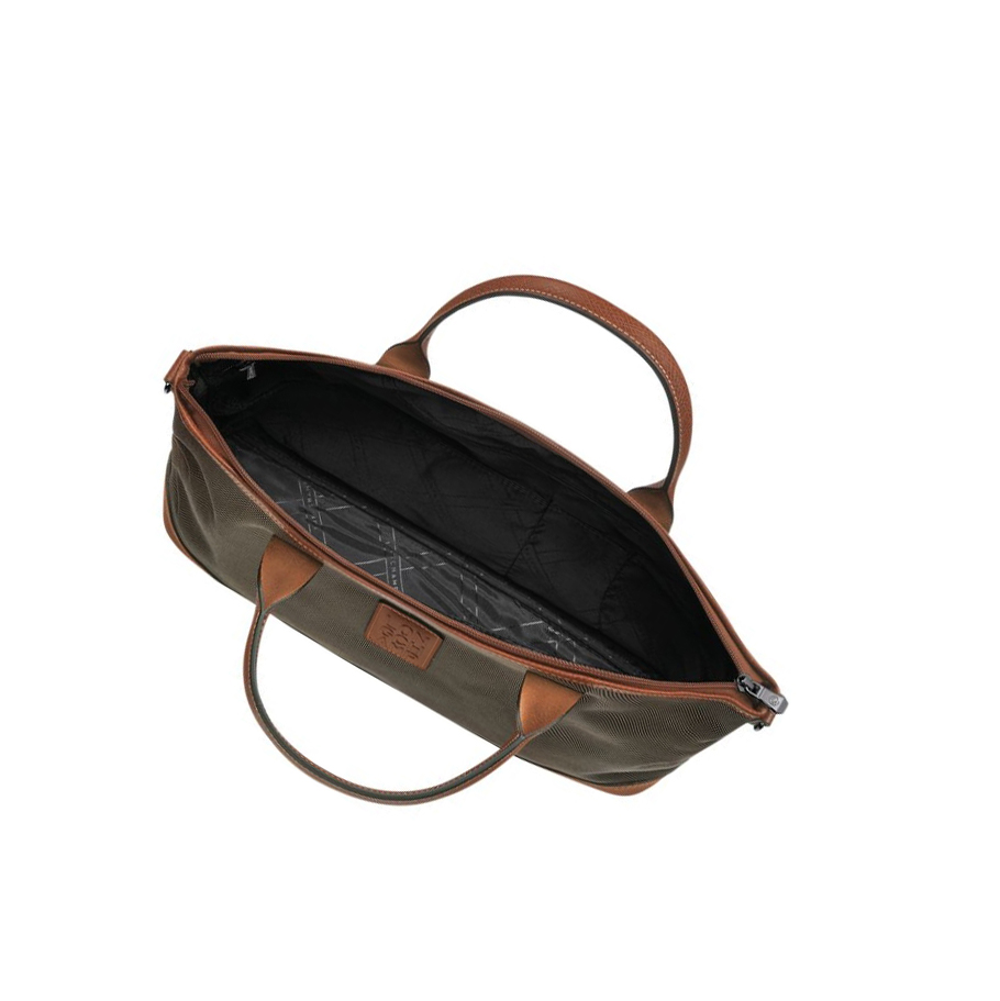 Aktówki Damskie Longchamp Boxford S Brązowe | PL-253LXCH