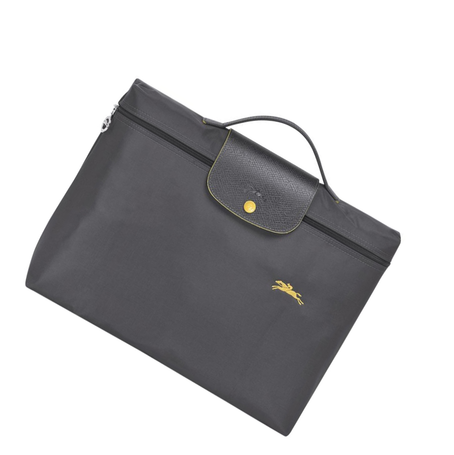 Aktówki Damskie Longchamp Le Pliage Club S Szare | PL-186LTCM