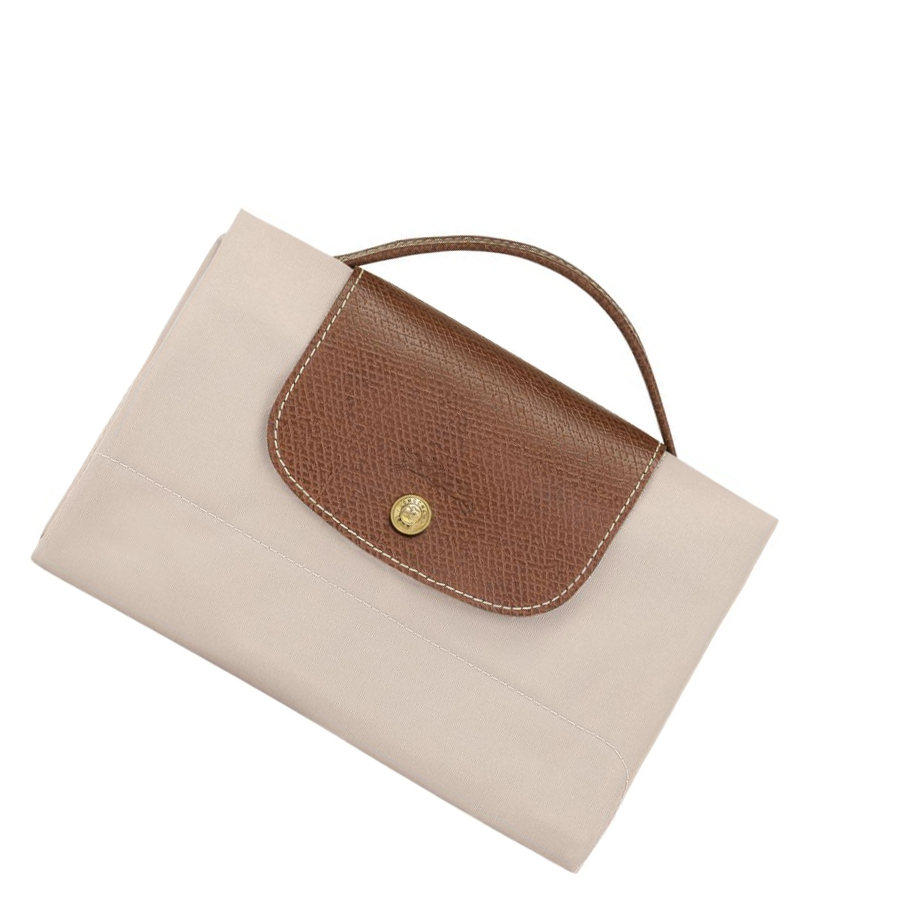 Aktówki Damskie Longchamp Le Pliage Original S Beżowe | PL-507VMUR