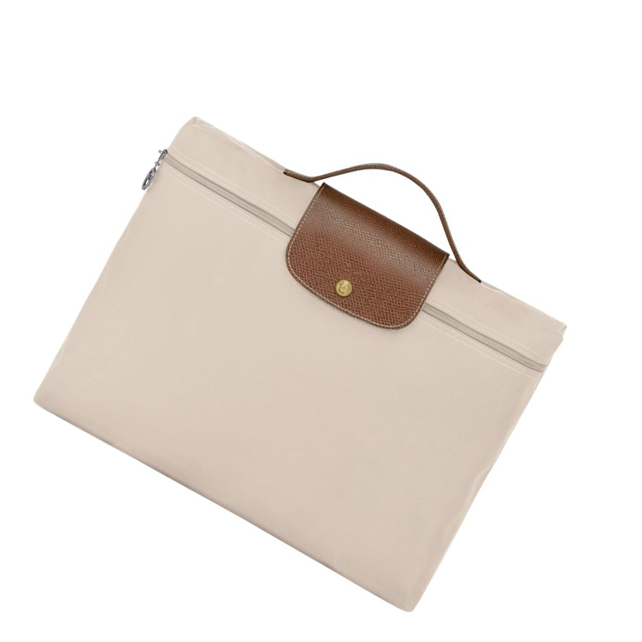 Aktówki Damskie Longchamp Le Pliage Original S Beżowe | PL-507VMUR