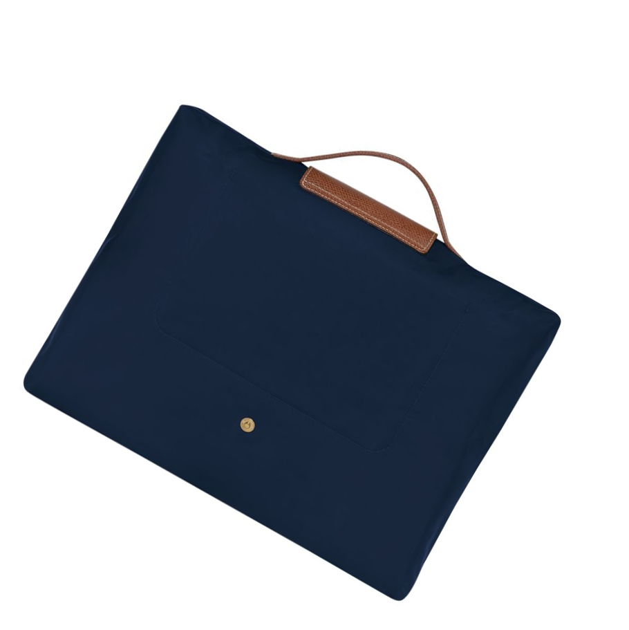 Aktówki Męskie Longchamp Le Pliage Original S Granatowe | PL-586MKPN