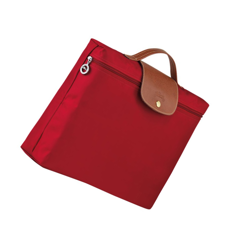 Aktówki Męskie Longchamp Le Pliage Original S Czerwone | PL-807LRQY