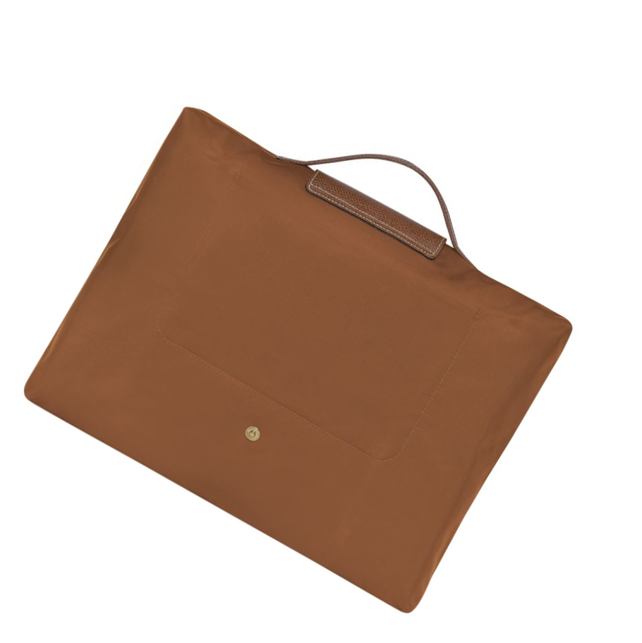 Aktówki Męskie Longchamp Le Pliage Original S Brązowe | PL-863HYJK