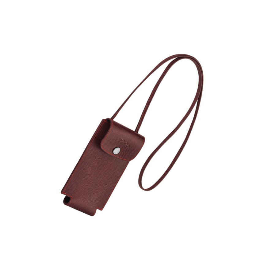 Etui na Telefon Damskie Longchamp Le Pliage Green Czerwone | PL-375HIKL