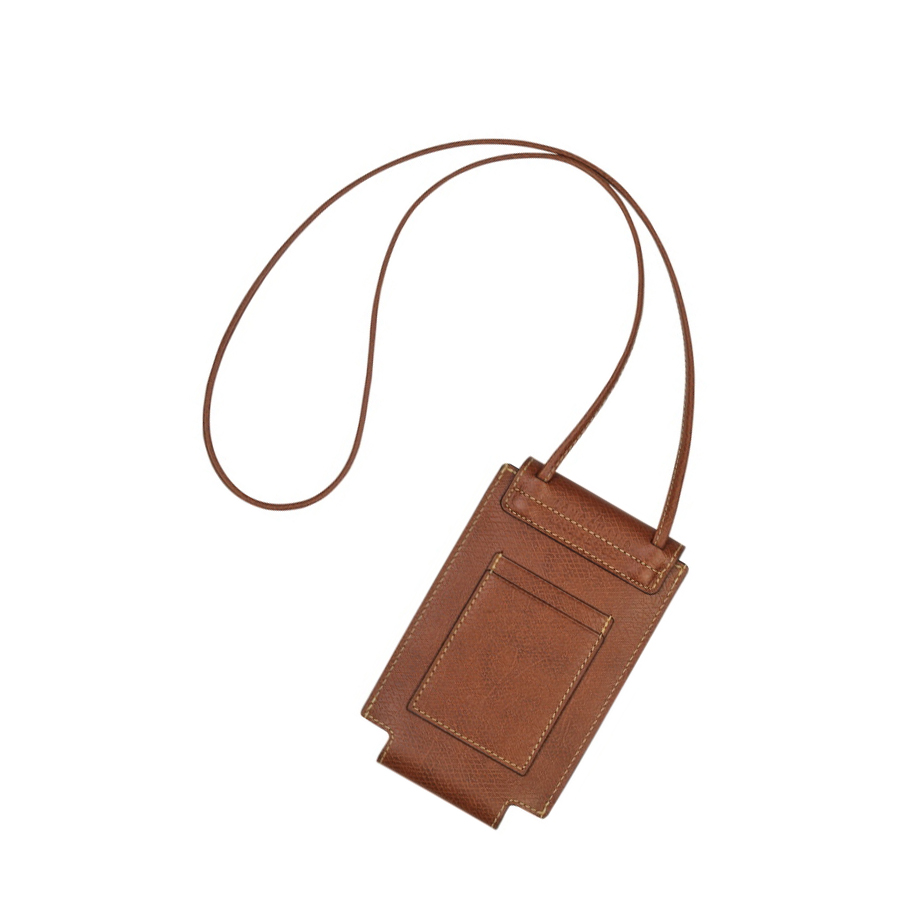 Etui na Telefon Damskie Longchamp Le Pliage Brązowe | PL-729UIBD