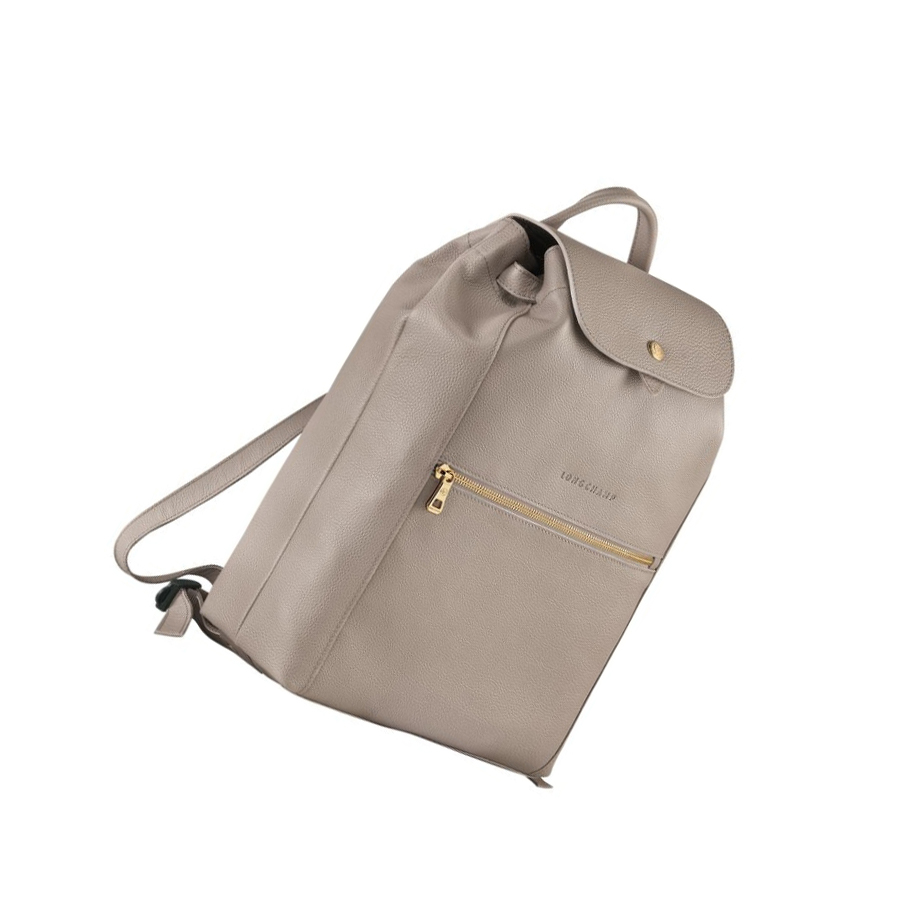 Plecaki Damskie Longchamp Le Foulonné Szare | PL-034IDLZ