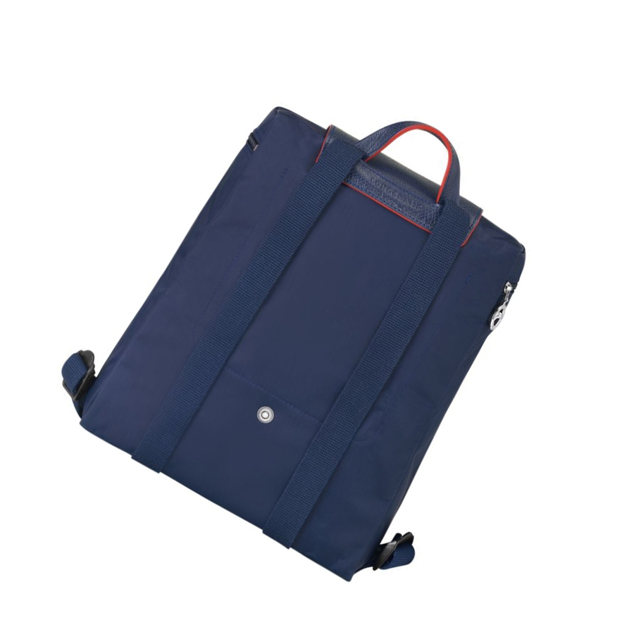 Plecaki Damskie Longchamp Le Pliage Club Granatowe | PL-385LEAR