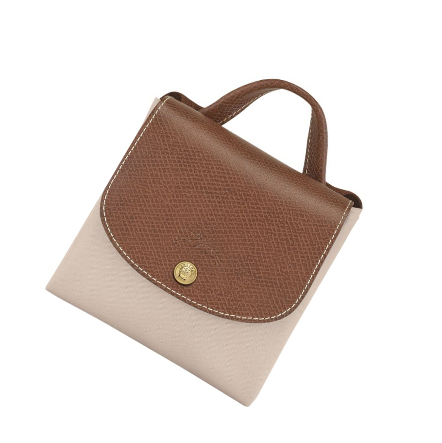 Plecaki Damskie Longchamp Le Pliage Original Beżowe | PL-034HAVX