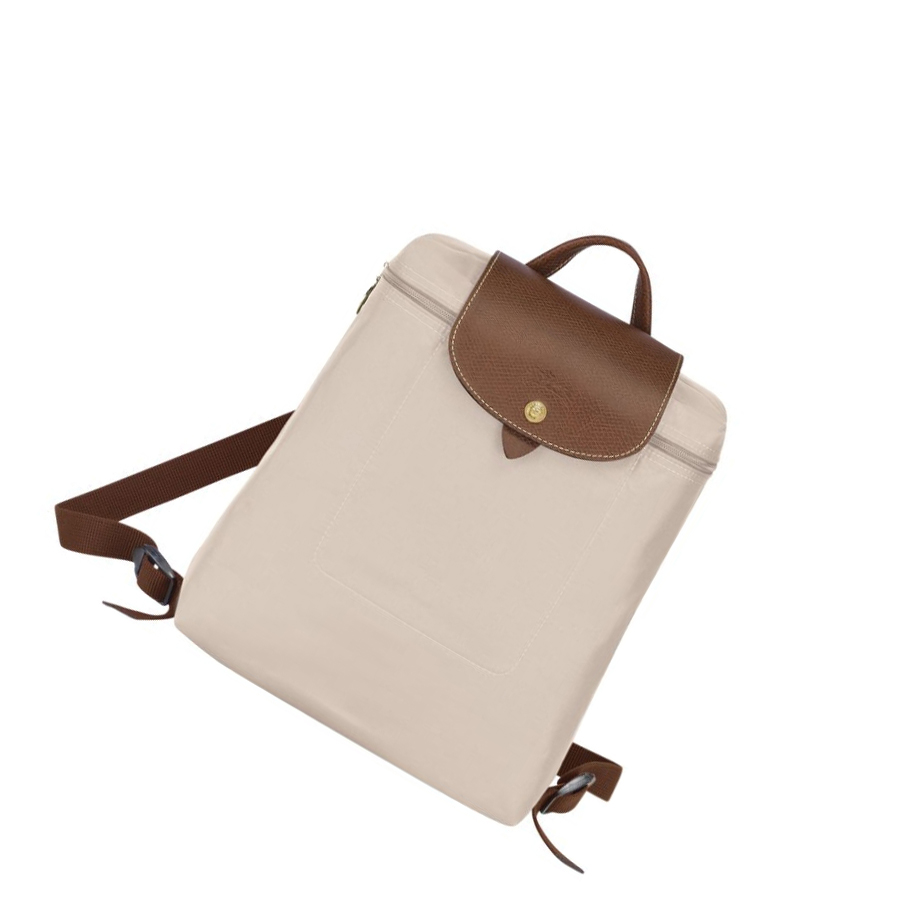 Plecaki Damskie Longchamp Le Pliage Original Beżowe | PL-034HAVX