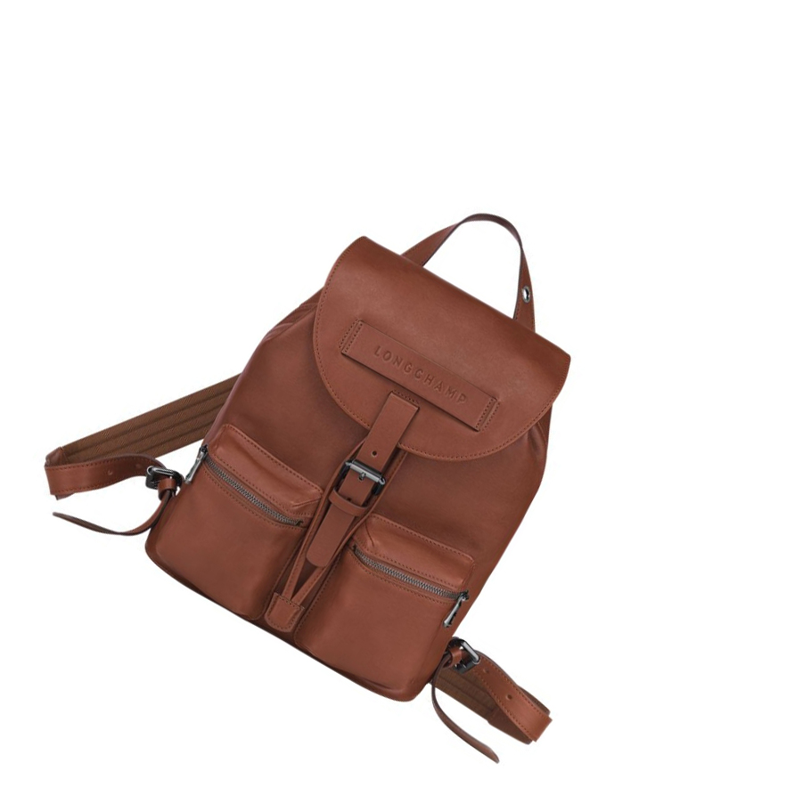 Plecaki Męskie Longchamp 3D S Brązowe | PL-896QGRA