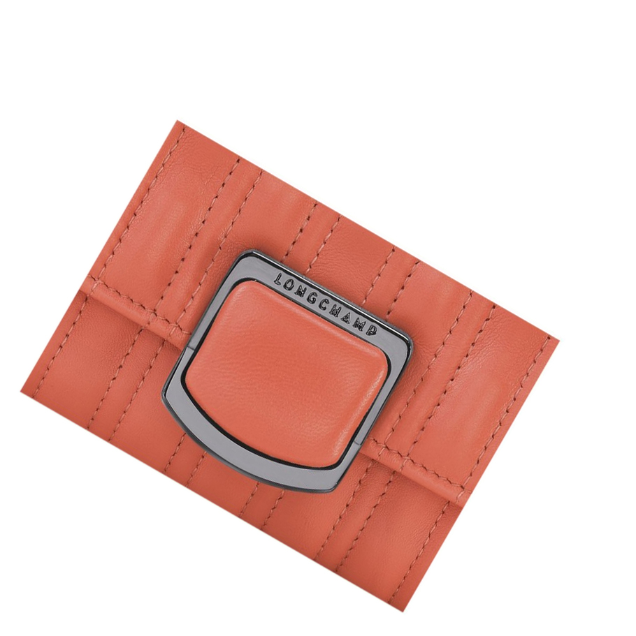 Portfele Damskie Longchamp Brioche Różowe | PL-214TBOE