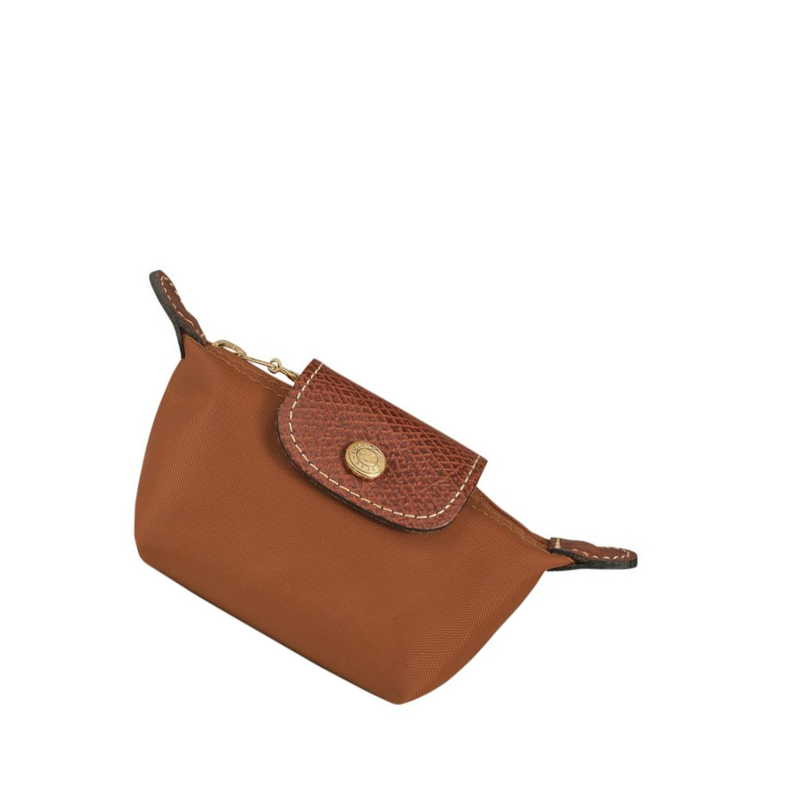 Portmonetki Damskie Longchamp Le Pliage Original Brązowe | PL-708ZLQD