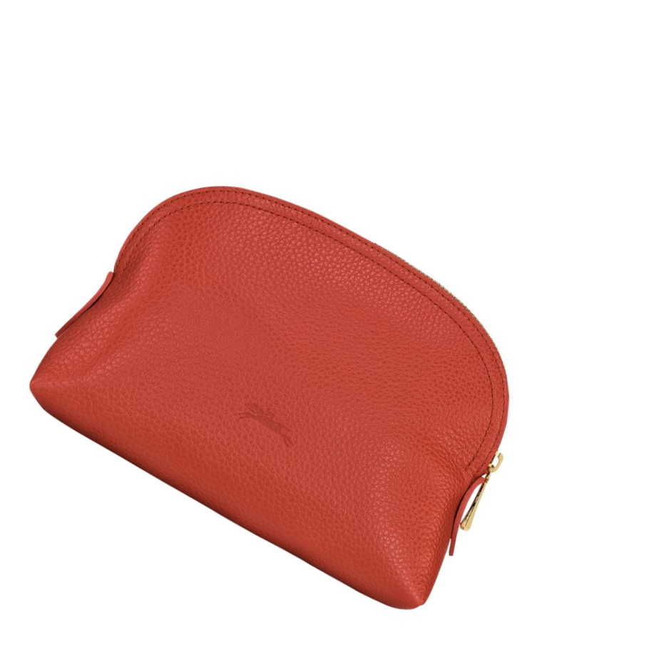 Pouches Damskie Longchamp Le Foulonné Różowe | PL-089PHRW