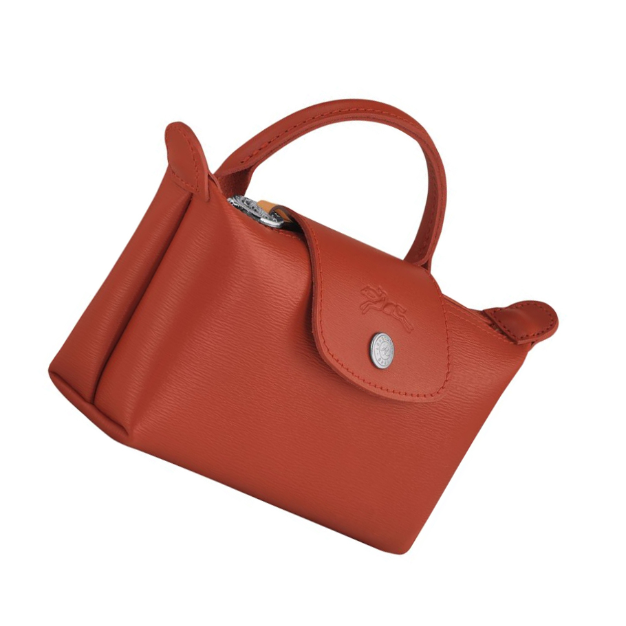 Pouches Damskie Longchamp Le Pliage City Czerwone | PL-150VQET