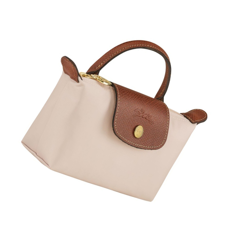 Pouches Damskie Longchamp Le Pliage Original Beżowe | PL-214TWGD