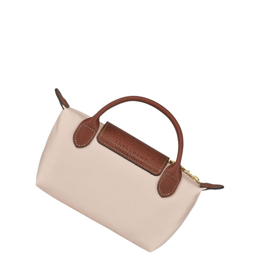 Pouches Damskie Longchamp Le Pliage Original Beżowe | PL-214TWGD