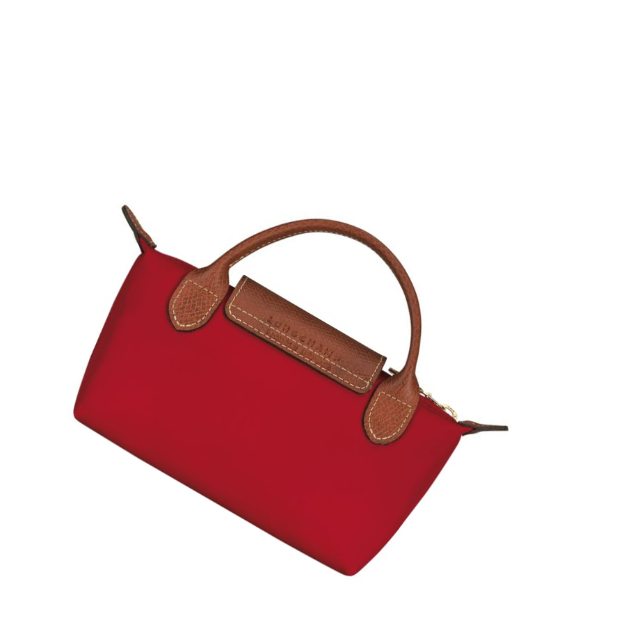 Pouches Damskie Longchamp Le Pliage Original Czerwone | PL-351YPXL