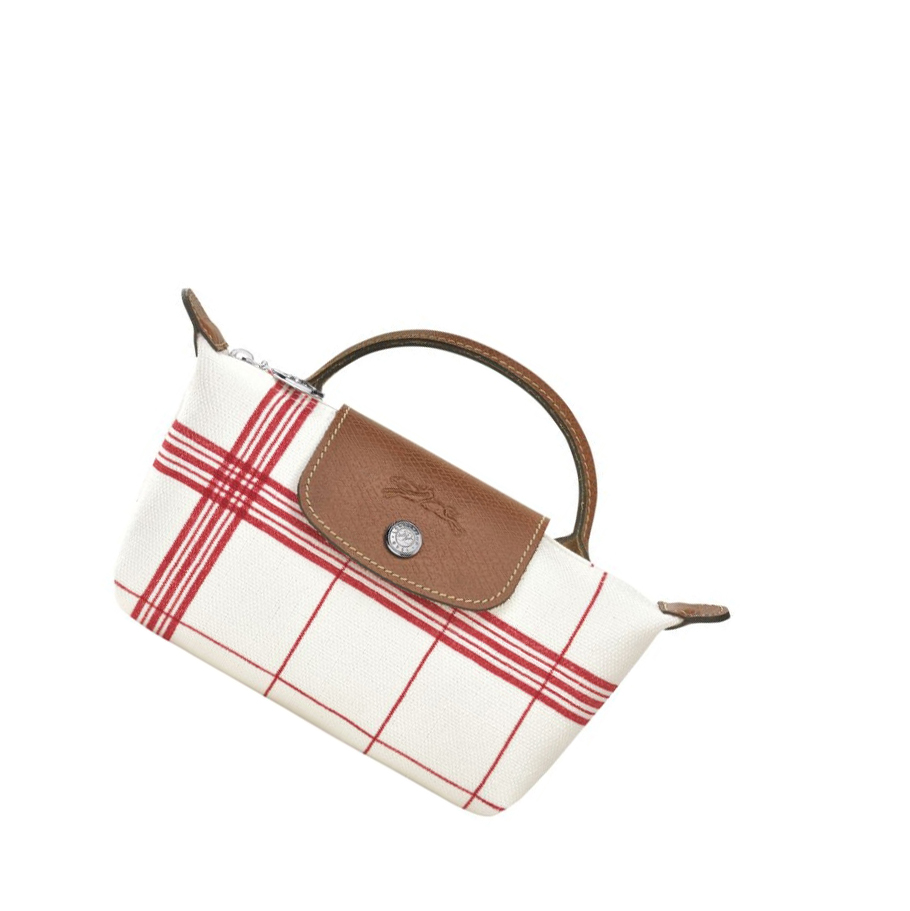 Pouches Damskie Longchamp Le Pliage Torchon Czerwone | PL-702CZDA