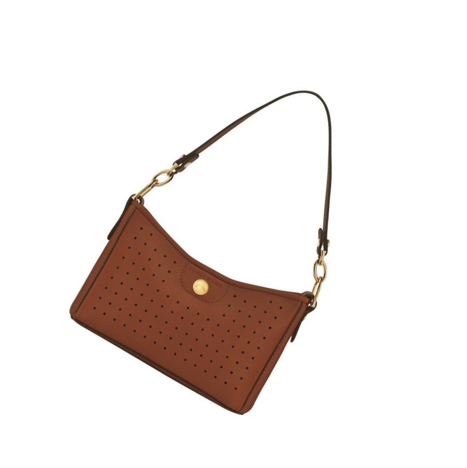 Pouches Damskie Longchamp Mademoiselle Brązowe | PL-287LFQO