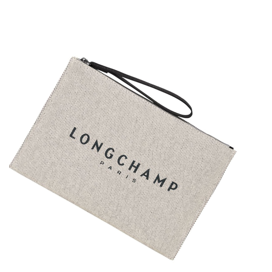 Pouches Damskie Longchamp Roseau Beżowe | PL-570MQPX