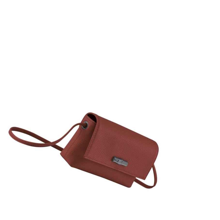 Pouches Damskie Longchamp Roseau Essential Brązowe | PL-509OQHV