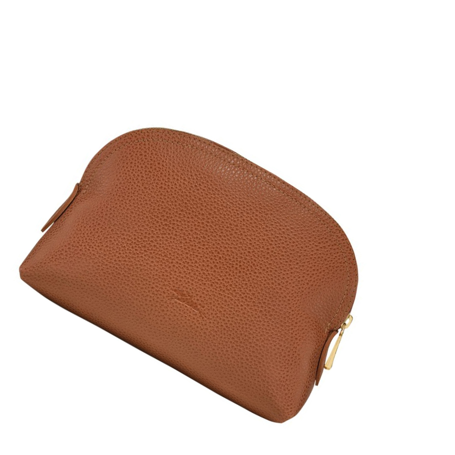 Pouches Męskie Longchamp Le Foulonné Brązowe | PL-873ICWT