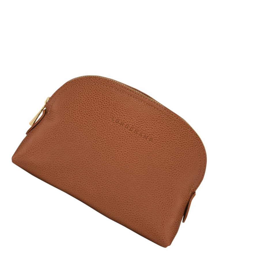 Pouches Męskie Longchamp Le Foulonné Brązowe | PL-873ICWT