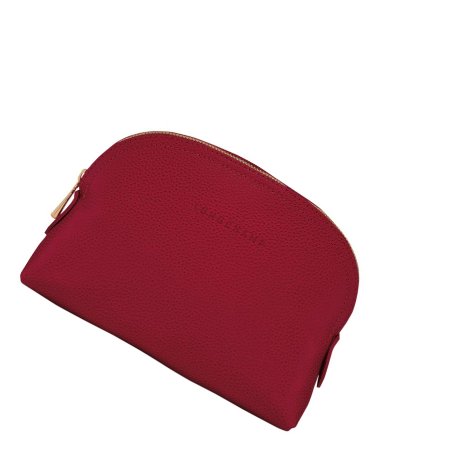 Pouches Męskie Longchamp Le Foulonné Czerwone | PL-031QBVR