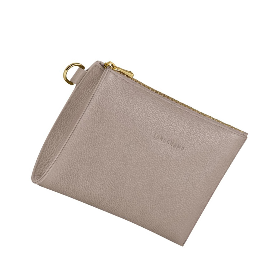 Pouches Męskie Longchamp Le Foulonné Szare | PL-108PYOZ