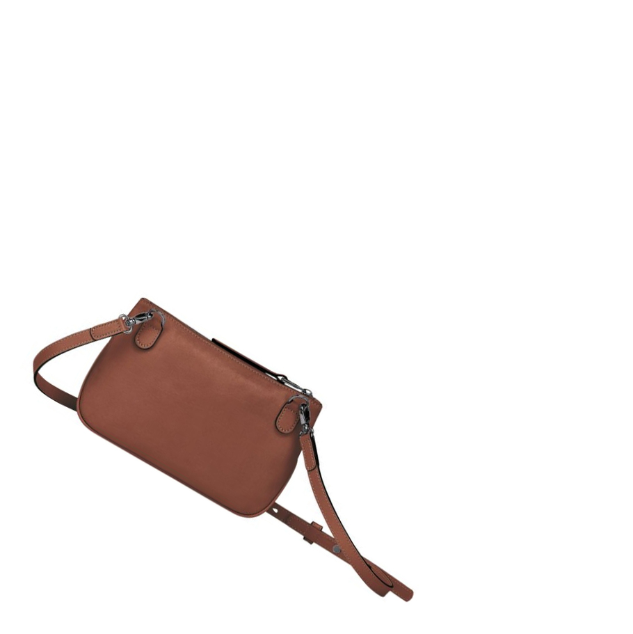 Torba Crossbody Damskie Longchamp 3D Brązowe | PL-590XGJB