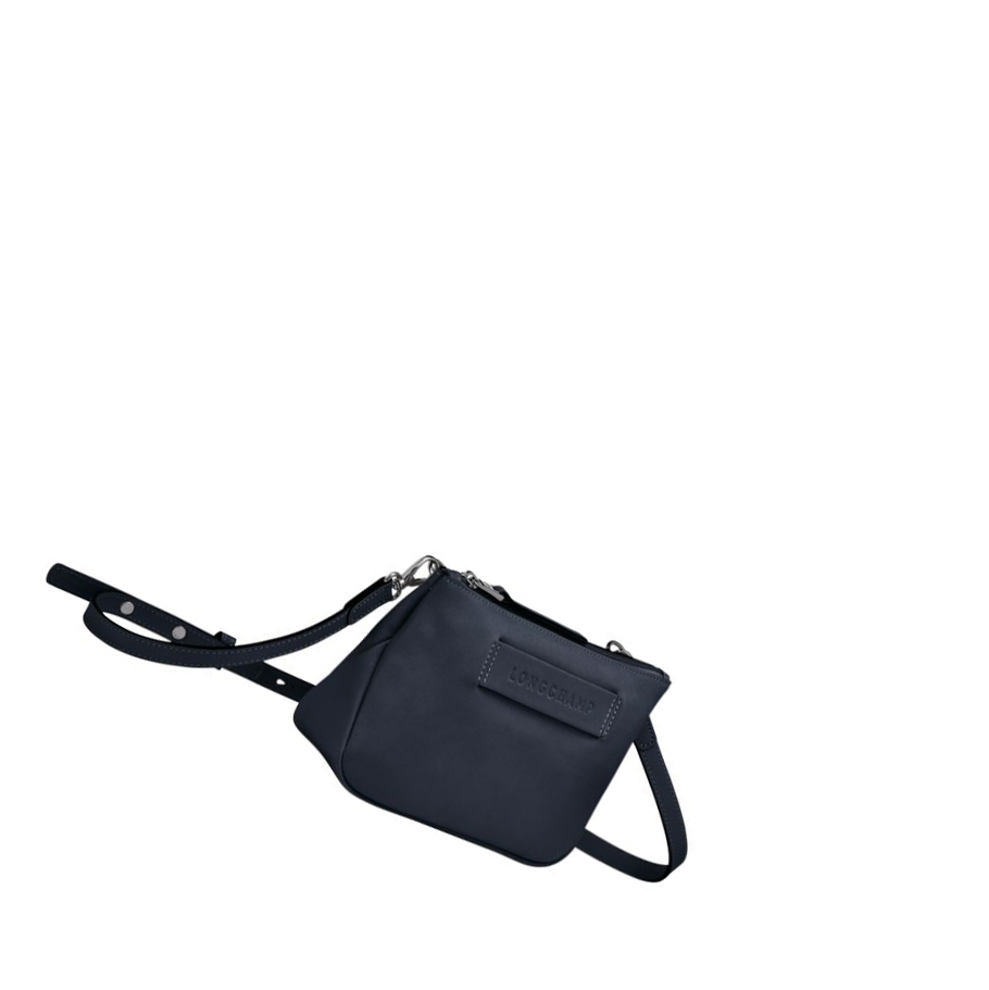 Torba Crossbody Damskie Longchamp 3D Niebieskie | PL-420XTSU