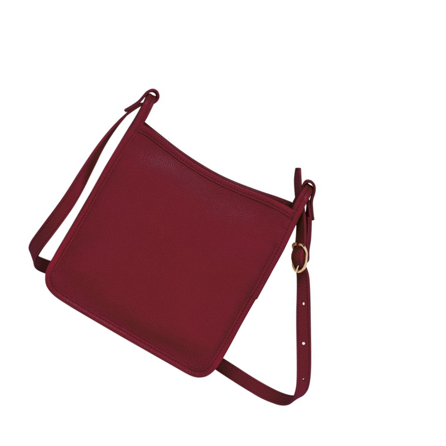 Torba Crossbody Damskie Longchamp Le Foulonné S Czerwone | PL-085ESGV