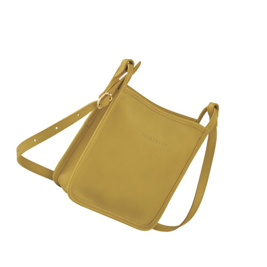 Torba Crossbody Damskie Longchamp Le Foulonné S Żółte | PL-094IGUJ