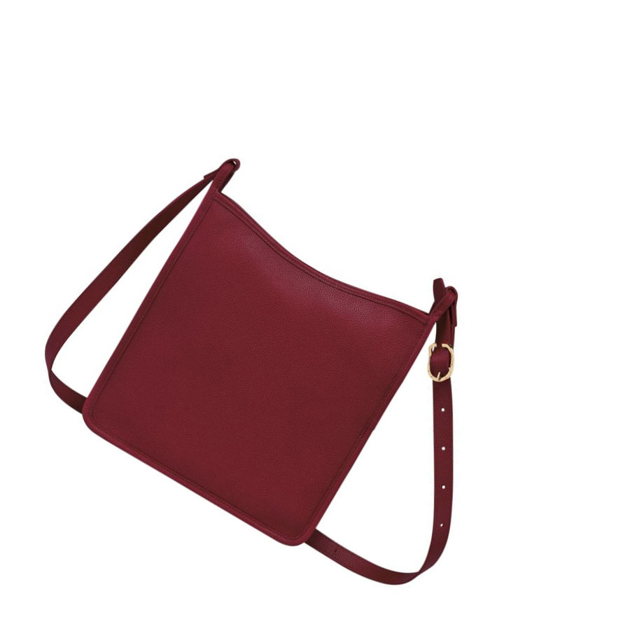 Torba Crossbody Damskie Longchamp Le Foulonné L Czerwone | PL-190SVDU