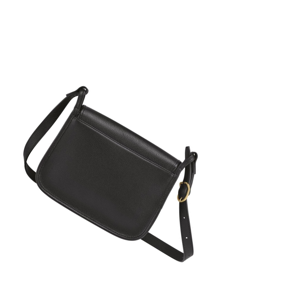 Torba Crossbody Damskie Longchamp Le Foulonné M Czarne | PL-392FXIU