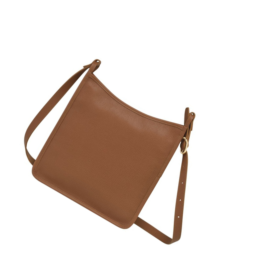 Torba Crossbody Damskie Longchamp Le Foulonné L Brązowe | PL-562DKSN