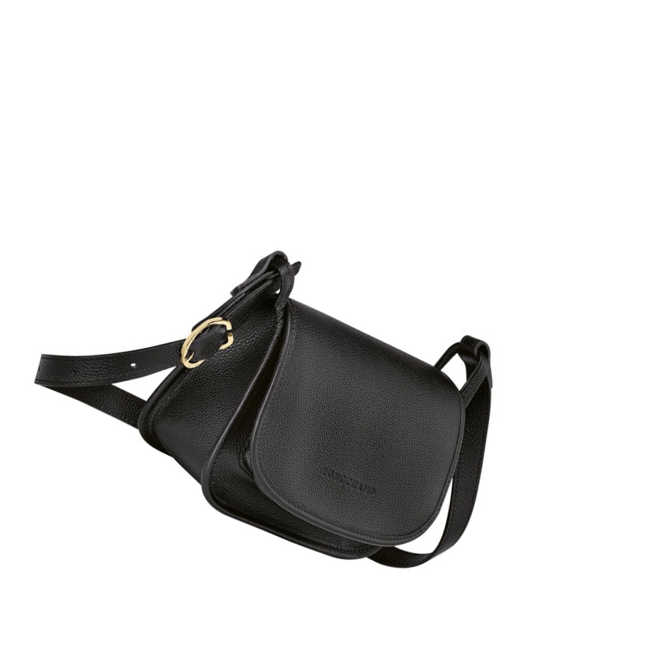 Torba Crossbody Damskie Longchamp Le Foulonné S Czarne | PL-631JBPA