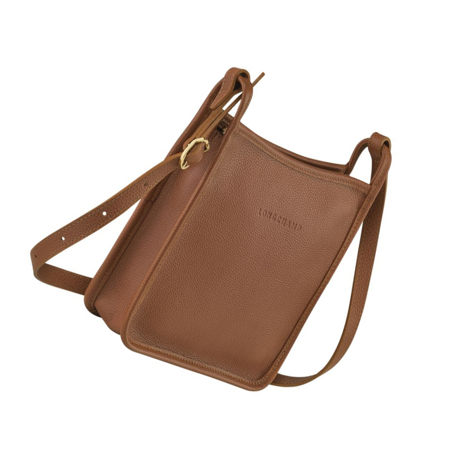 Torba Crossbody Damskie Longchamp Le Foulonné S Brązowe | PL-659EGJX