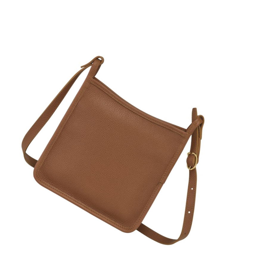 Torba Crossbody Damskie Longchamp Le Foulonné S Brązowe | PL-659EGJX