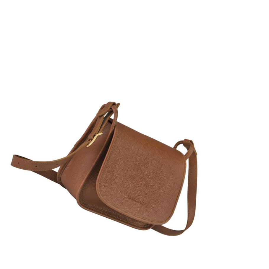 Torba Crossbody Damskie Longchamp Le Foulonné M Brązowe | PL-826JKDB