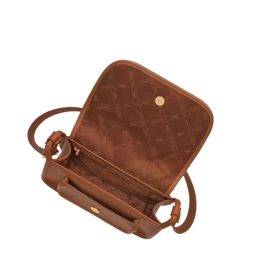 Torba Crossbody Damskie Longchamp Le Foulonné M Brązowe | PL-826JKDB