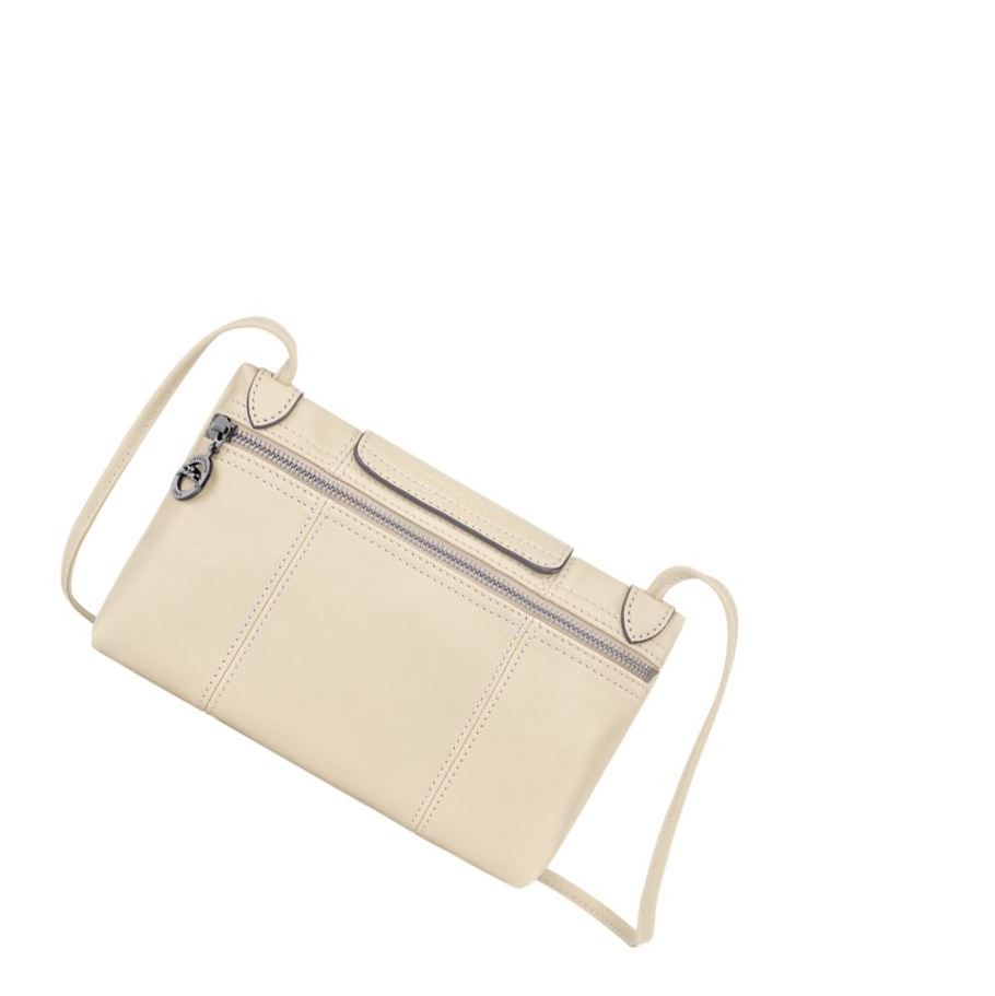 Torba Crossbody Damskie Longchamp Le Pliage Cuir Beżowe | PL-065UJXM