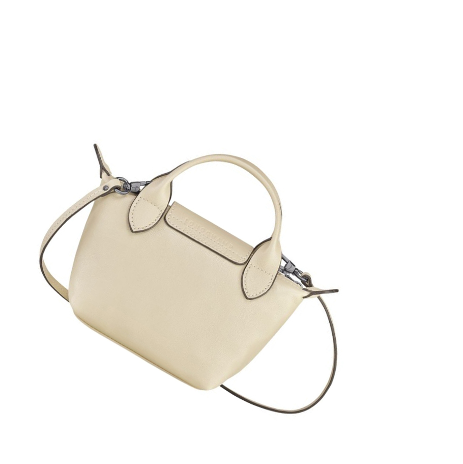 Torba Crossbody Damskie Longchamp Le Pliage Cuir Beżowe | PL-195JHBQ