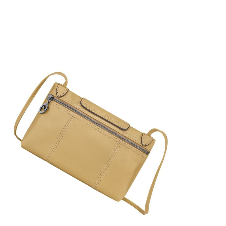 Torba Crossbody Damskie Longchamp Le Pliage Cuir Beżowe | PL-475SVDP