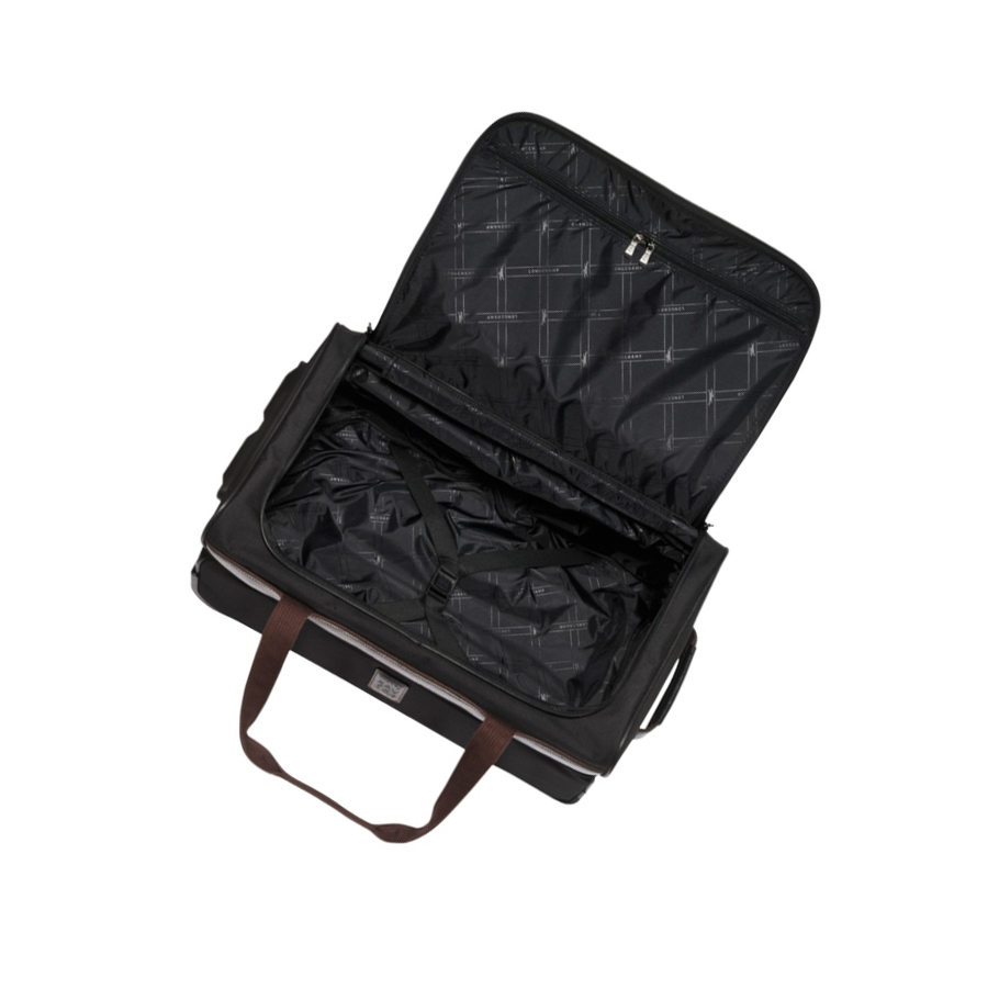 Torba Duffle Damskie Longchamp Boxford Czarne | PL-358IUNT