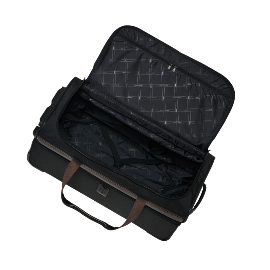 Torba Duffle Damskie Longchamp Boxford Czarne | PL-740YEBM