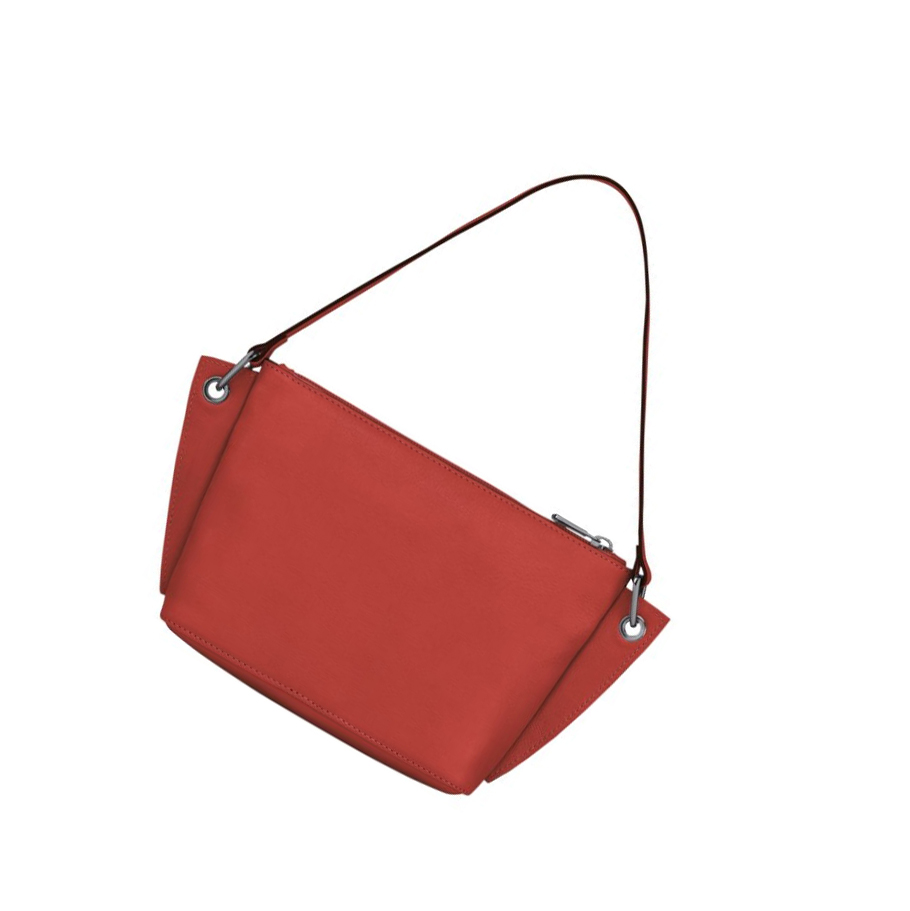 Torba Na Talię Damskie Longchamp 3D Czerwone | PL-648LWKT