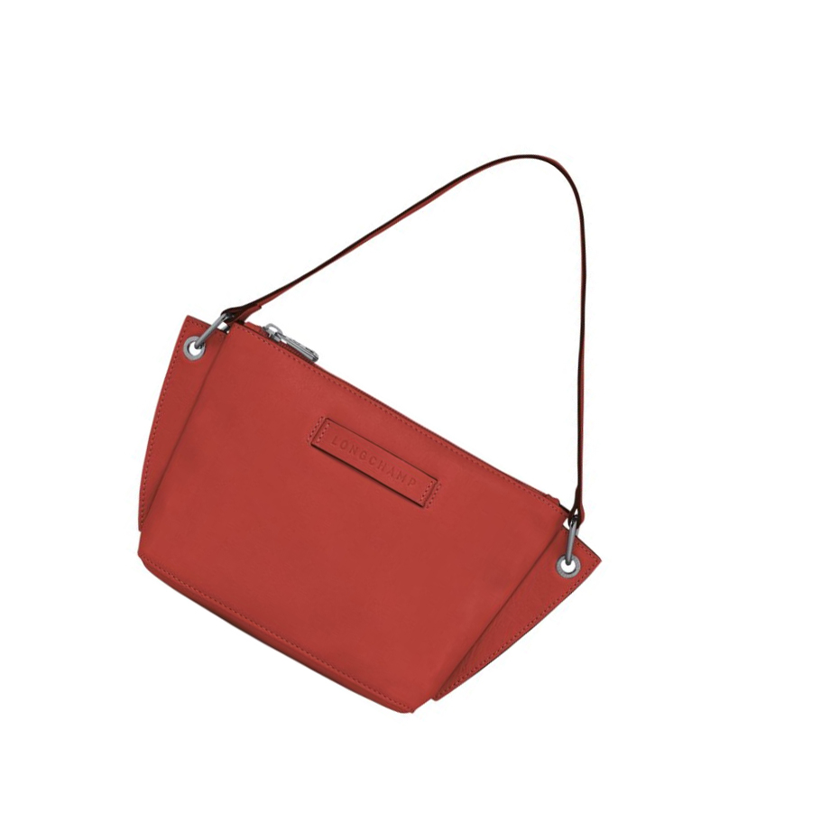 Torba Na Talię Damskie Longchamp 3D Czerwone | PL-648LWKT