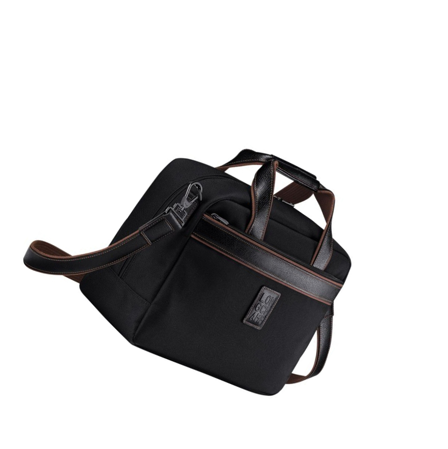 Torby Podróżne Damskie Longchamp Boxford Czarne | PL-468IBPJ