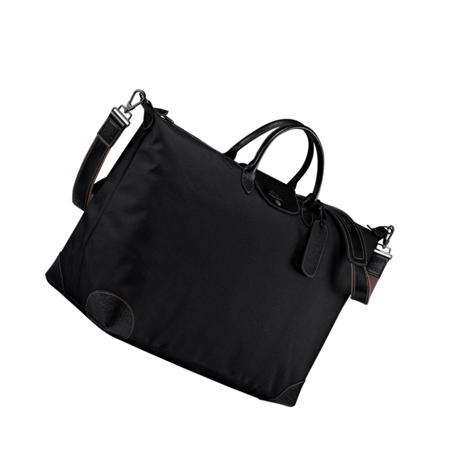 Torby Podróżne Damskie Longchamp Boxford XL Czarne | PL-607FCIR